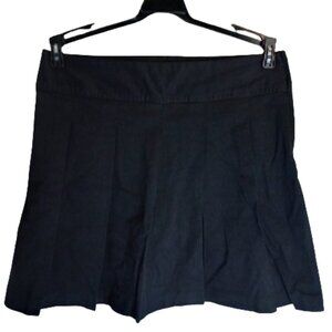 The Children's Place Girls Uniform Black Pleated Skort Size 14